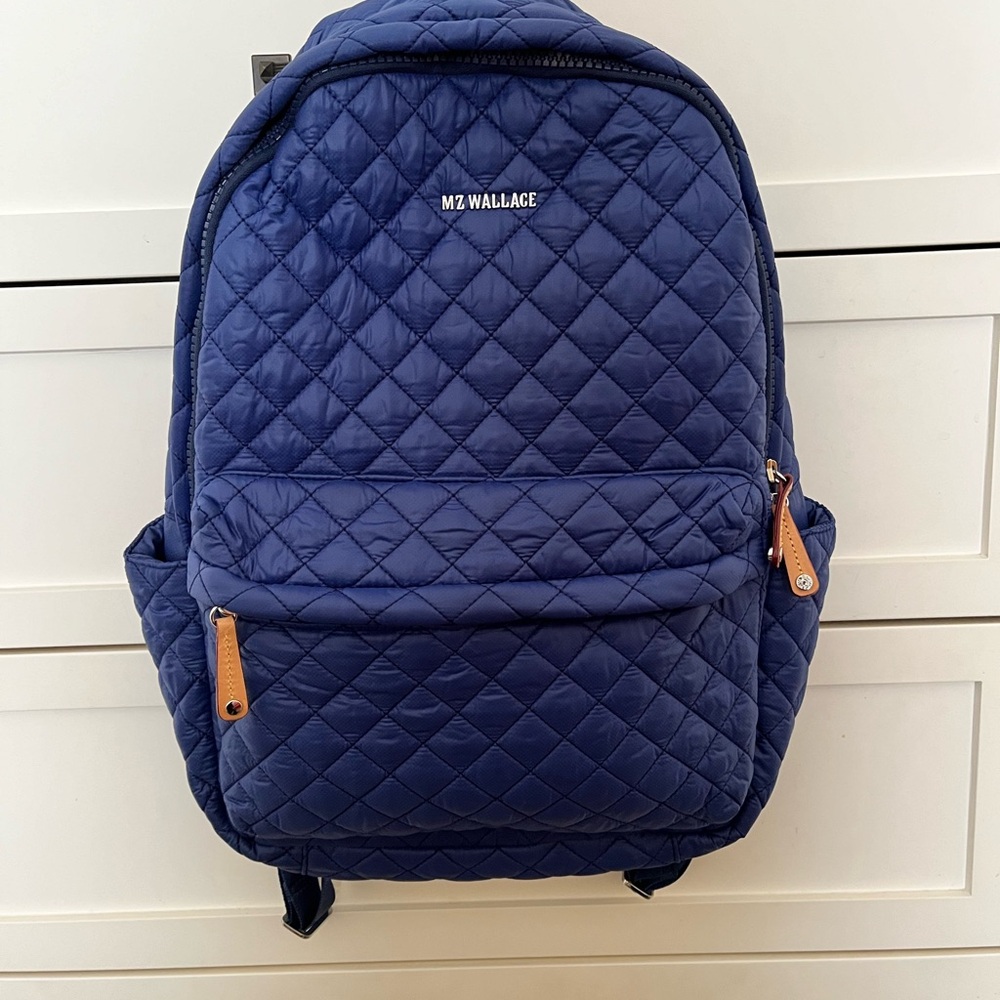MZ Wallace Rare Sapphire Blue Metro Deluxe Backpack